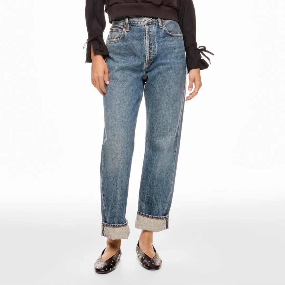 Agolde Women's Boyfriend Jeans in Medium Blue